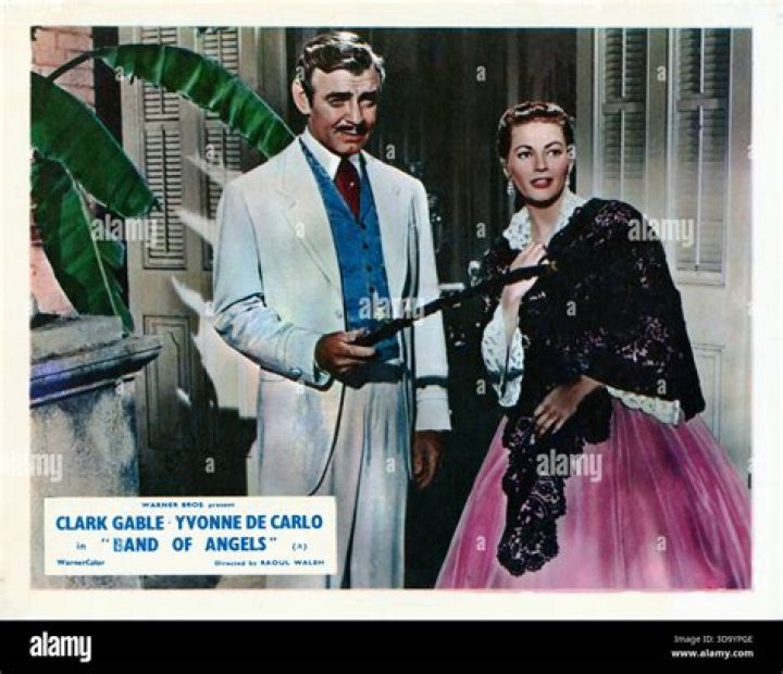 Clark Gable and Yvonne De Carlo in 'Band of Angels' (1957)