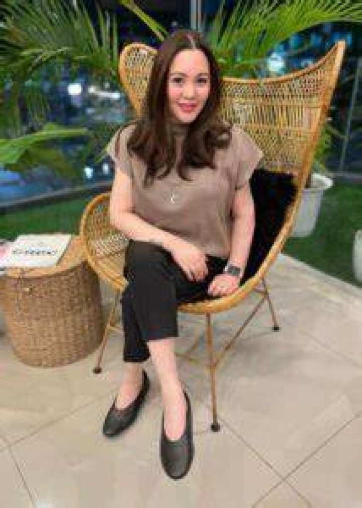 Claudine Barretto as seen while posing for a picture in August 2022
