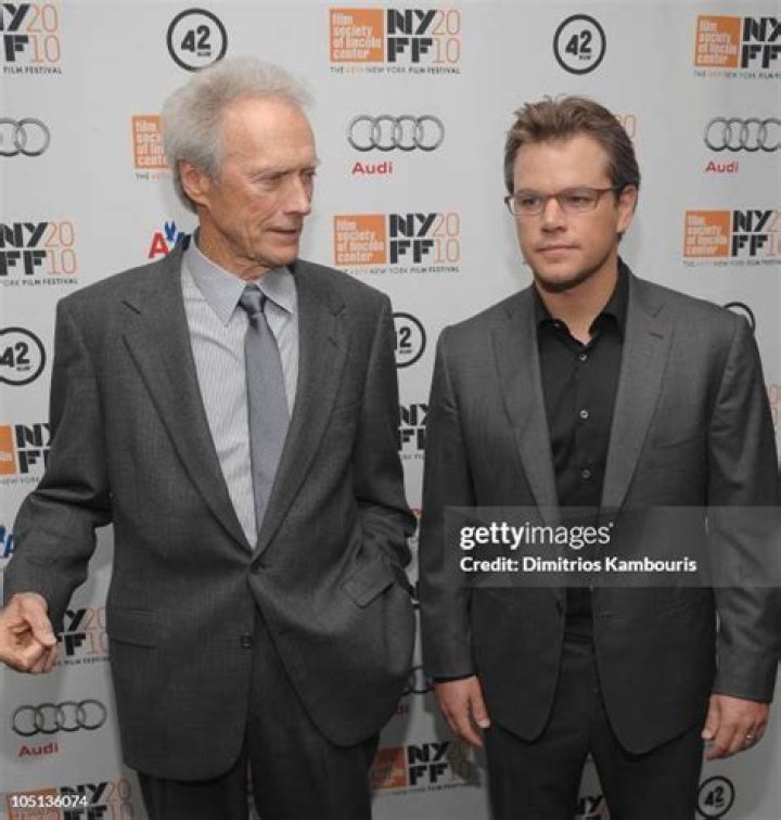 Clint Eastwood with Matt Damon (Left) and Bryce Dallas Howard (Right) at the New York Film Festival 2010