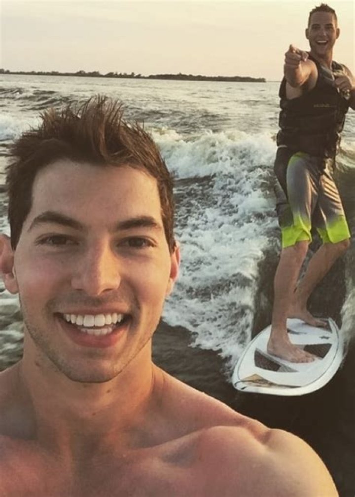 Coby Cotton as seen in a selfie taken in April 2015