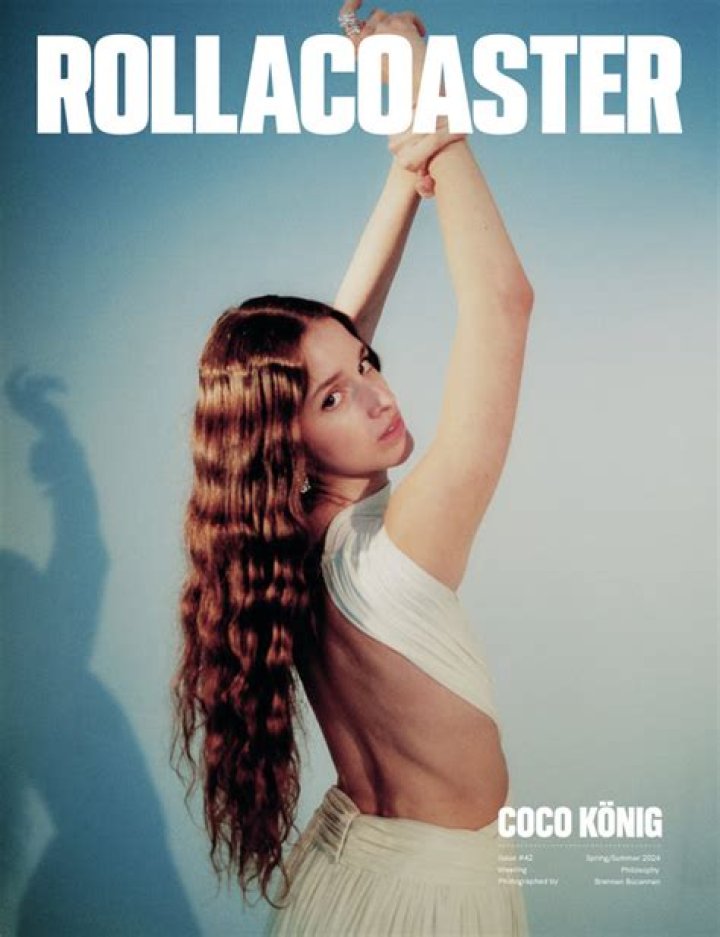 Coco K&ouml;nig posing for editorial photoshoot by Hungarian photographer Eder Krisztian in 2015
