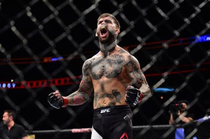 Cody Garbrandt with the UFC belt