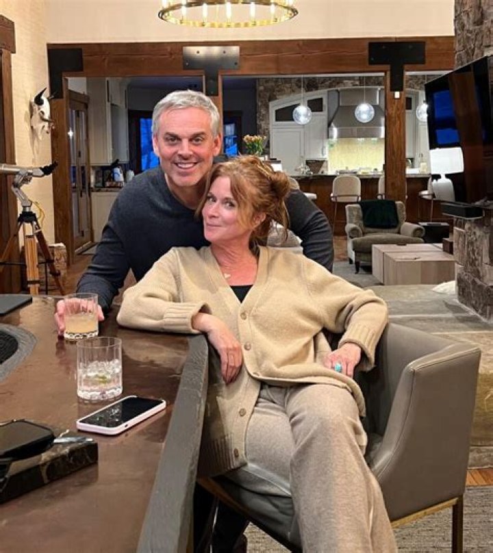Colin Cowherd as seen in a picture with his wife Ann Hamilton-Cowherd that was taken in February 2023