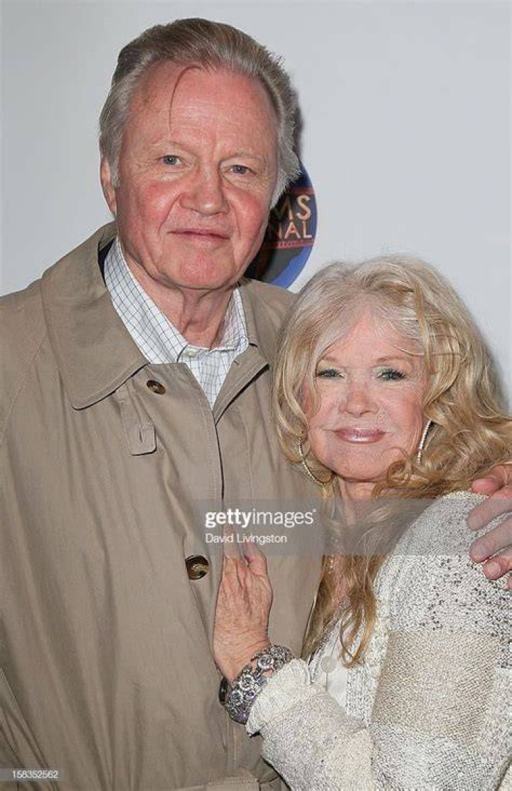 Connie Stevens with Jon Voight as seen on her Twitter Profile in December 2012