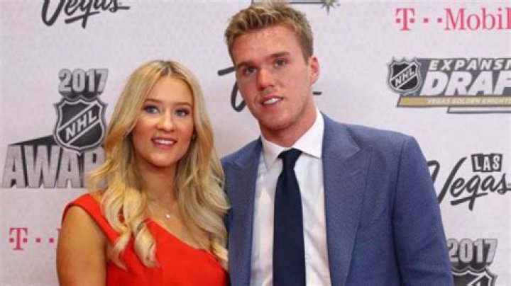 Connor McDavid and Lauren Kyle, as seen in June 2019