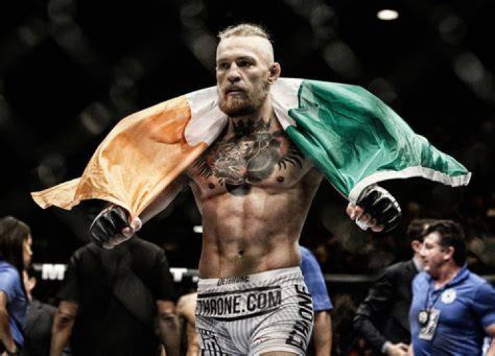 Conor McGregor at MMA UFC 178 fight with Dustin Poirier