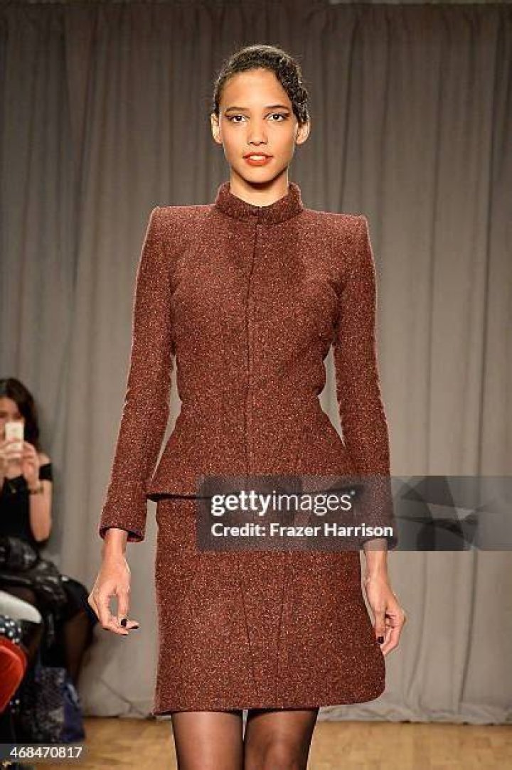 Cora Emmanuel during Fashion Week Paris A / H 2014.