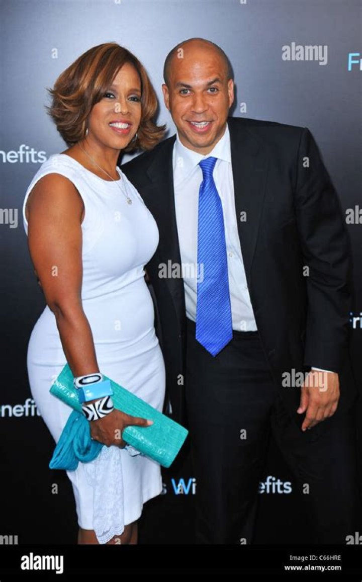 Cory Booker and Gayle King at the Time 100 Gala in 2011