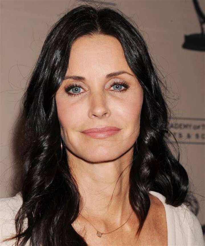 Courteney Cox face closeup