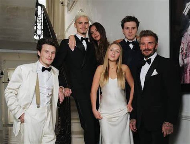 Cruz Beckham with family supporting mom Victoria during New York Fashion Week in 2016