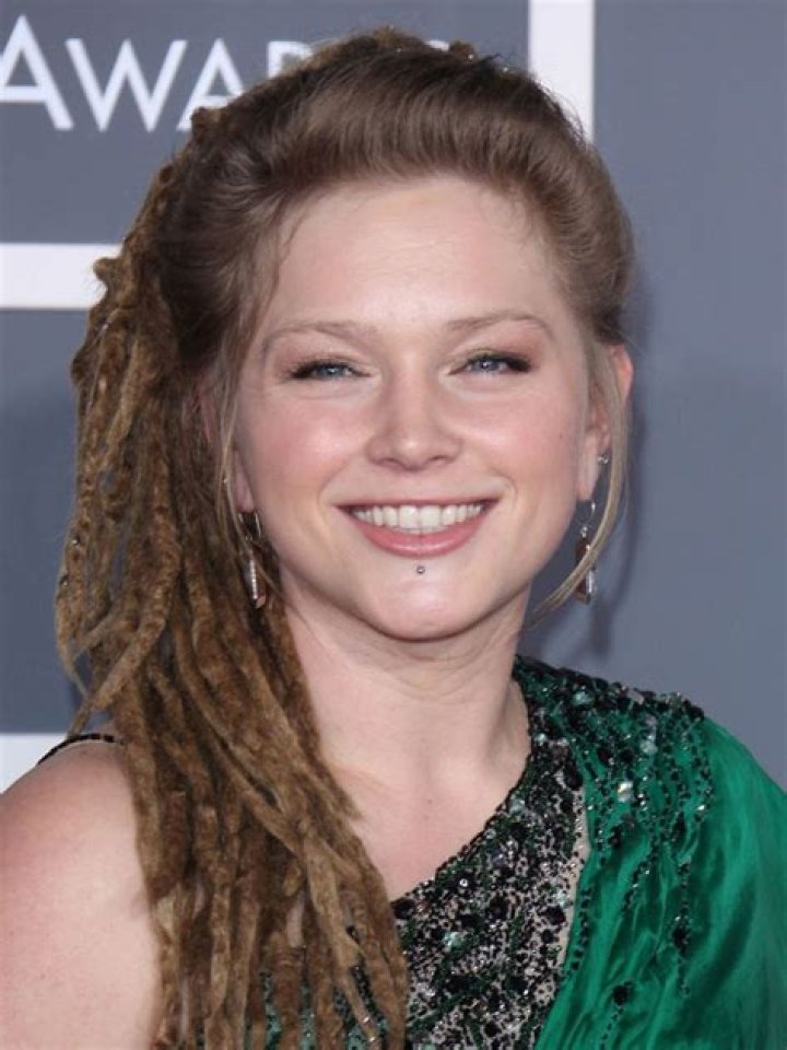 Crystal Bowersox as seen in a selfie taken while on a flight to Orlando in July 2019
