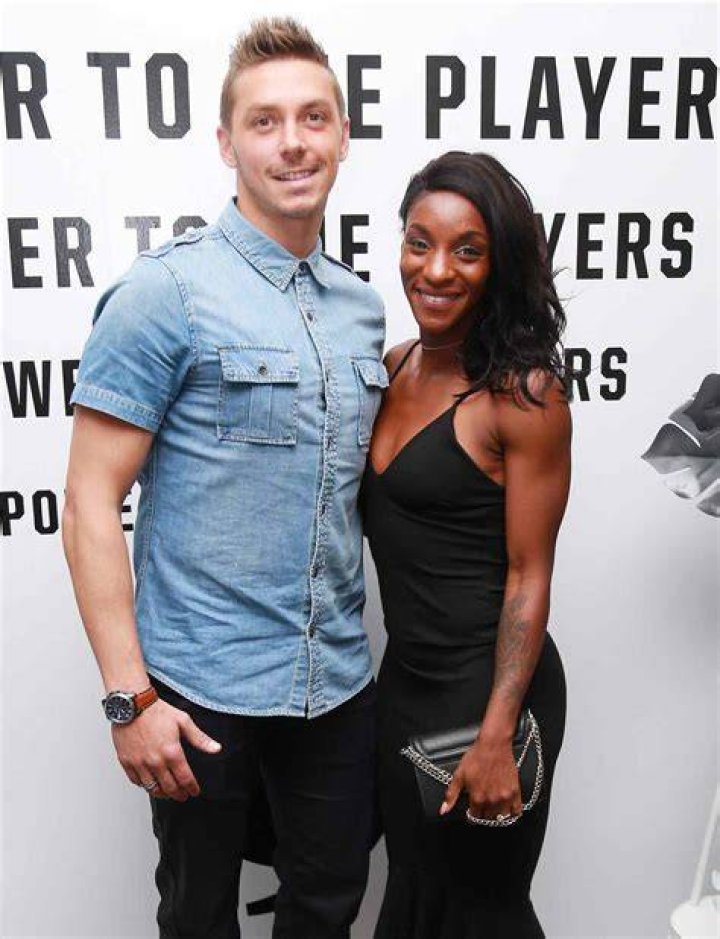 Crystal Dunn and Pierre Soubrier as seen in December 2019