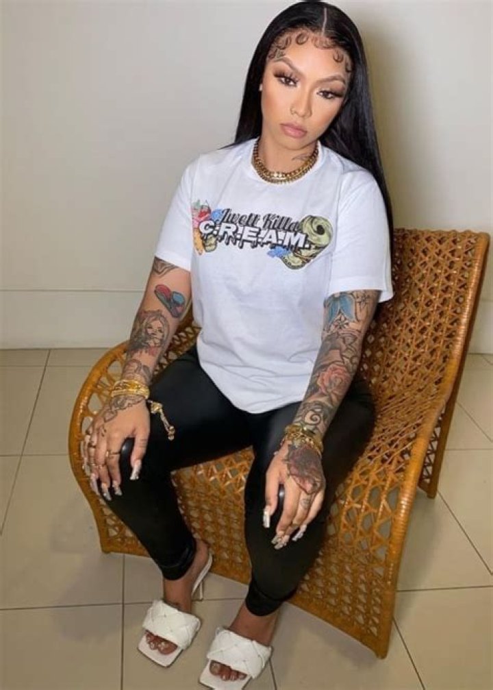 Cuban Doll as seen in a selfie that was taken in July 2021