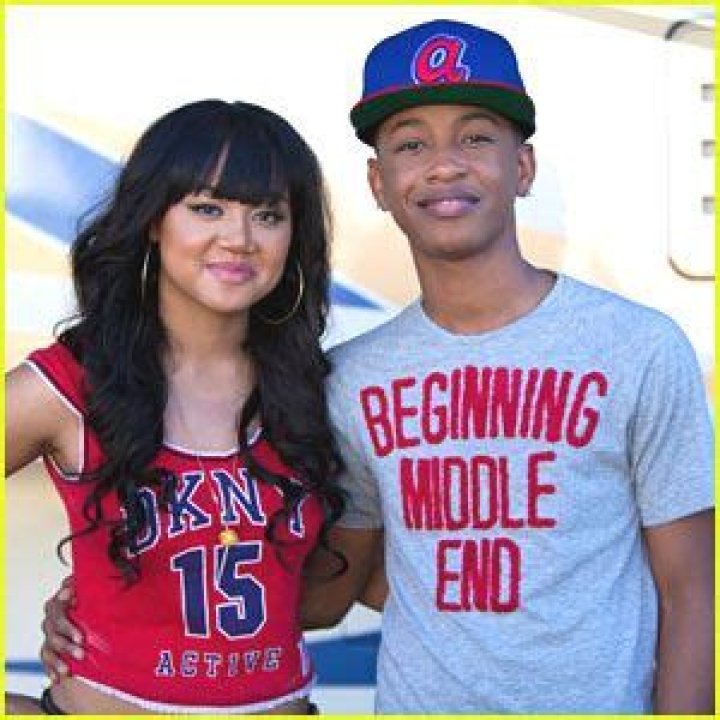 Cymphonique Miller and Jacob Latimore while shooting for music video, Nobody Like You