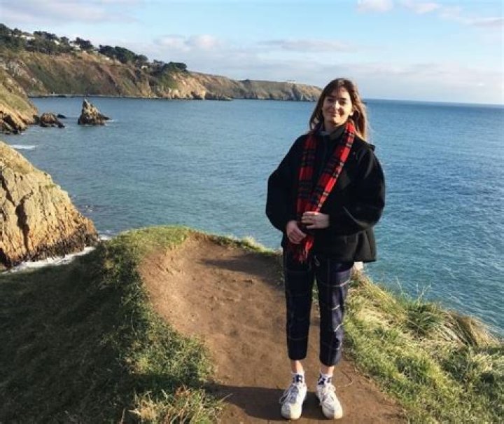 C&eacute;line Buckens at Howth Cliff Walk in January 2019