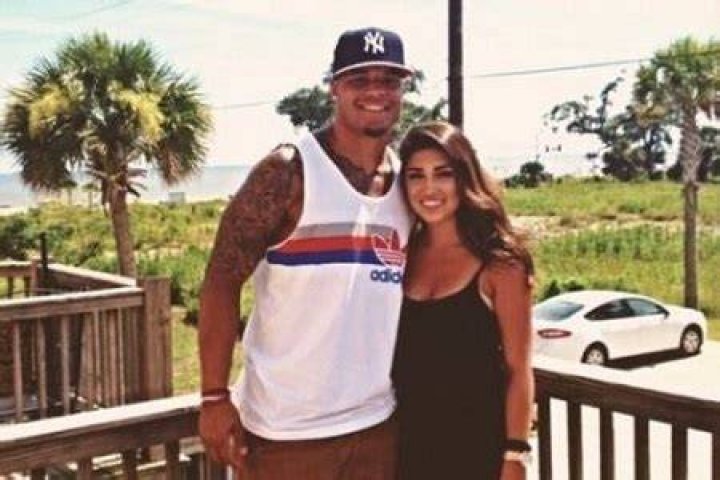 Dak Prescott and Kayla Puzas in Panama City for 2015 Spring Break