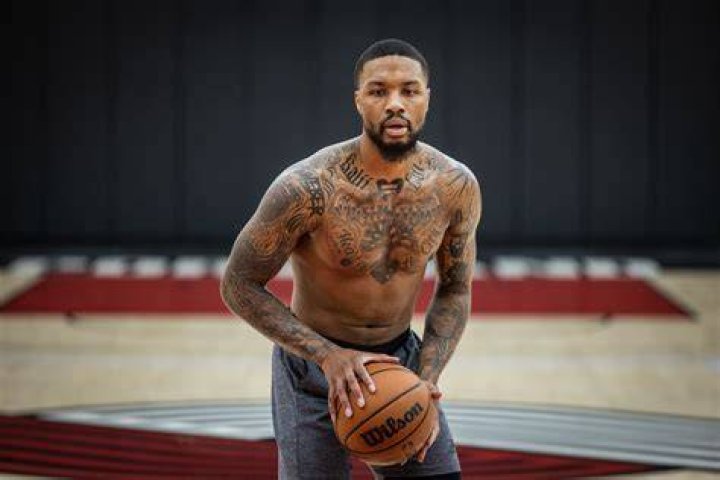 Damian Lillard shirtless body