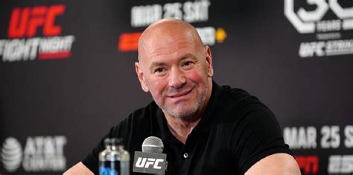 Dana White as seen in a picture taken during the UFC 189 World Tour in March 2015
