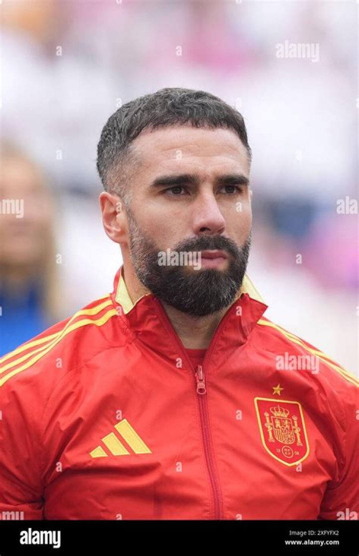 Dani Carvajal before a match between Netherlands and Spain at Amsterdam Arena on March 31, 2015