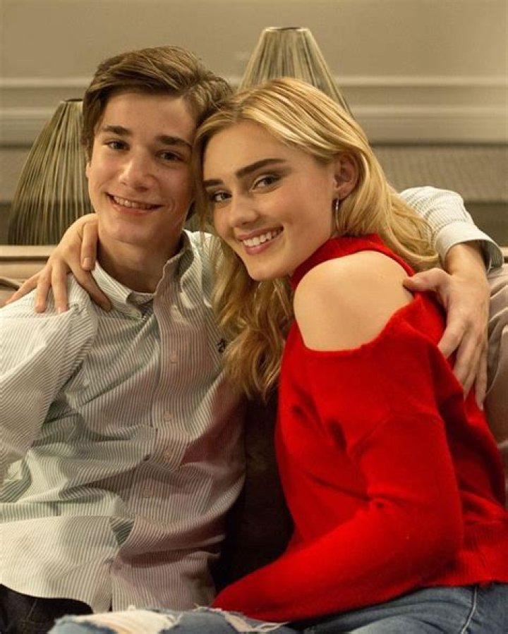 Daniel DiMaggio with Meg Donnelly in February 2018
