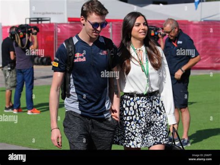 Daniil Kvyat and Kelly Piquet, as seen in June 2019
