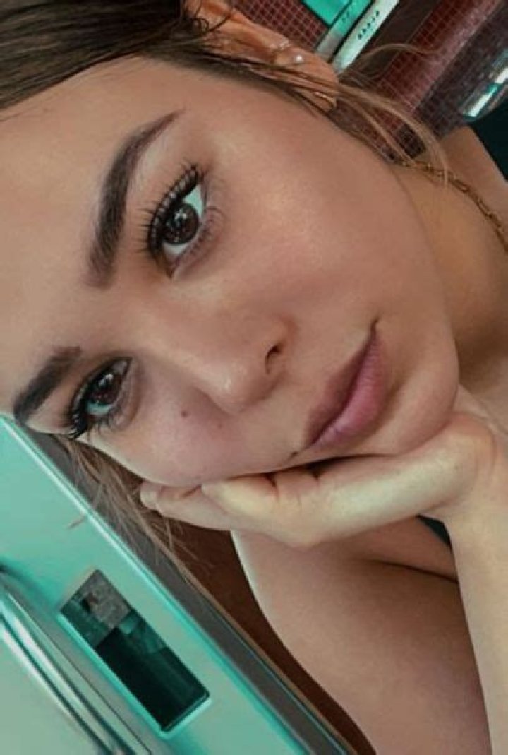 Danna Paola in a selfie as seen in August 2019