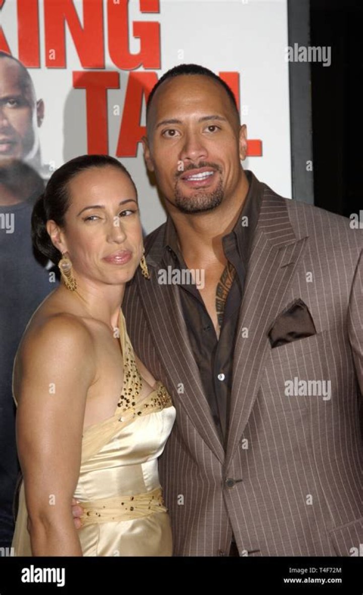 Dany Garcia and Dwayne Johnson as seen in April 2009