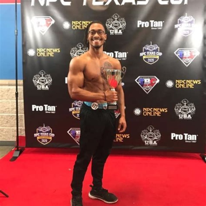 Darius Jackson at the NPC Texas Cup held at the Bell County Expo Center in December 2020