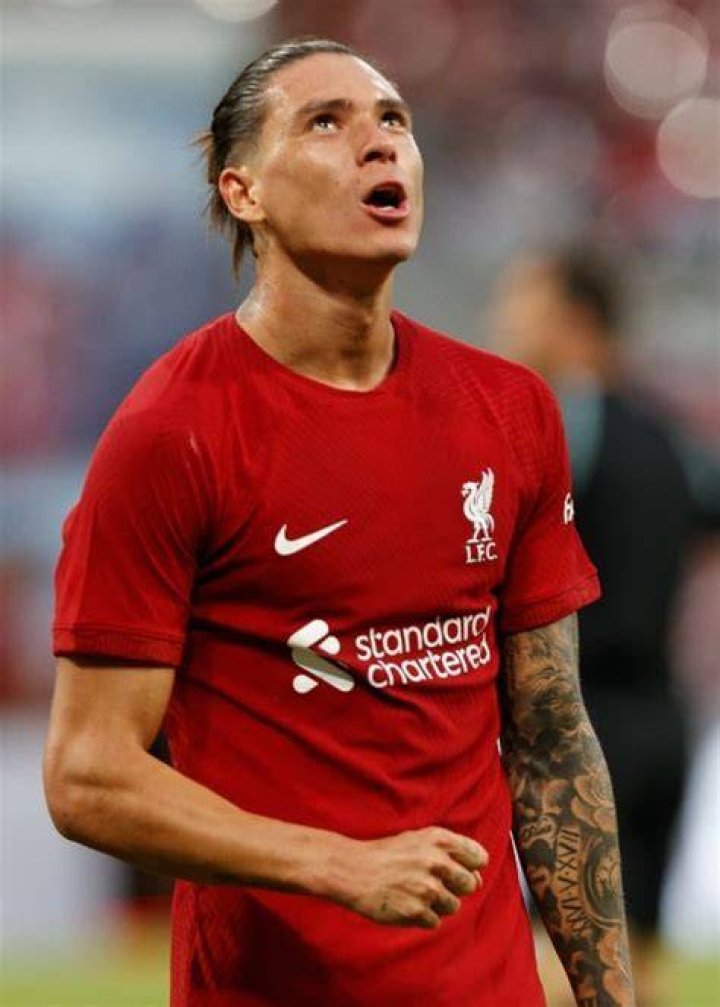Darwin N&uacute;&ntilde;ez as seen while playing for Liverpool in 2022