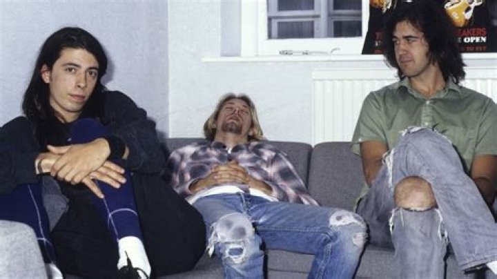Dave Grohl with his bandmates from Foo Fighters in 2009