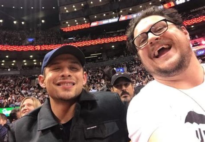 David Casta&ntilde;eda (Left) and Cameron Britton in a selfie as seen in March 2019