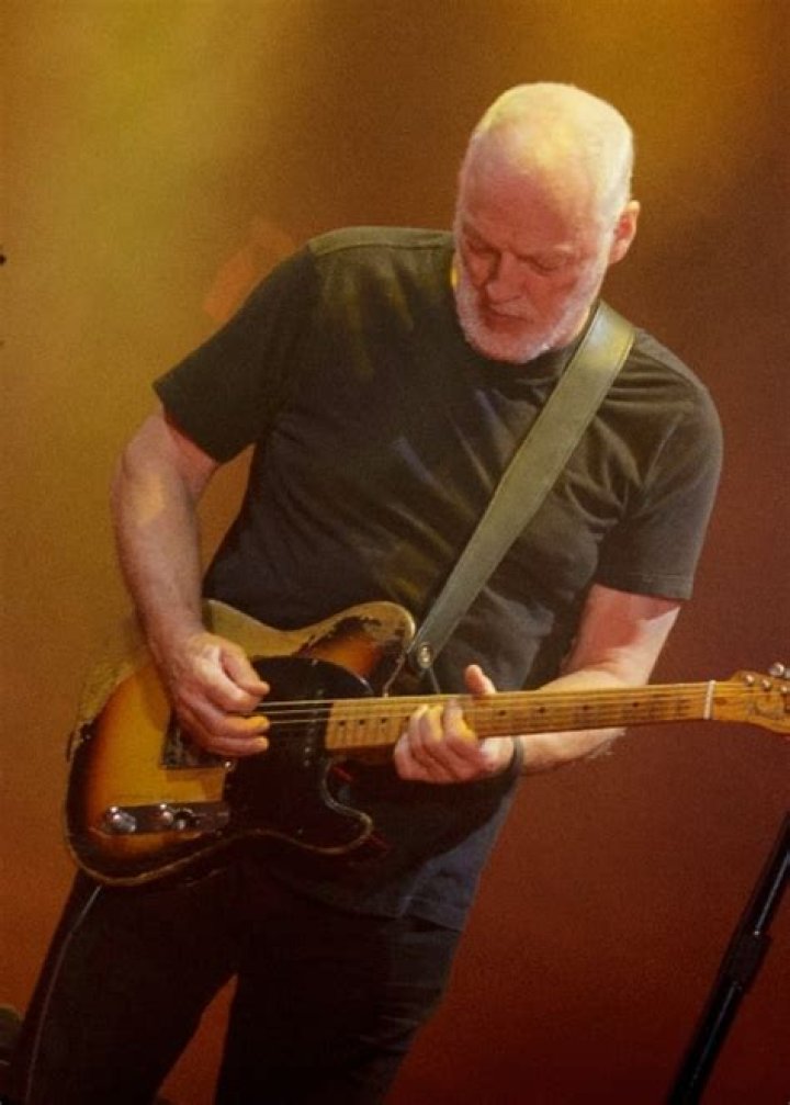 David Gilmour as seen while performing in his first ever concert in Buenos Aires Hip&oacute;dormo de San Isidrio, Argentina, during the Rattle That Lock Tour on December 19, 2015