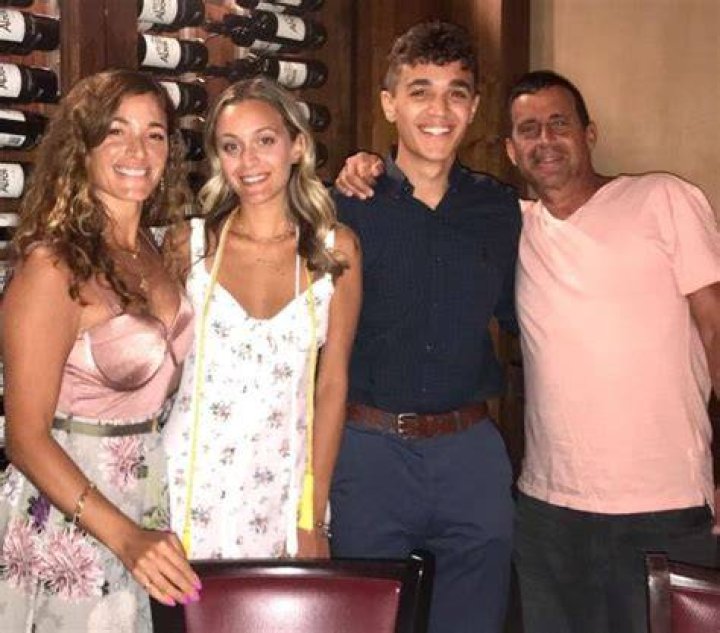 David Iacono and his sister Kayla on Christmas Day in 2020