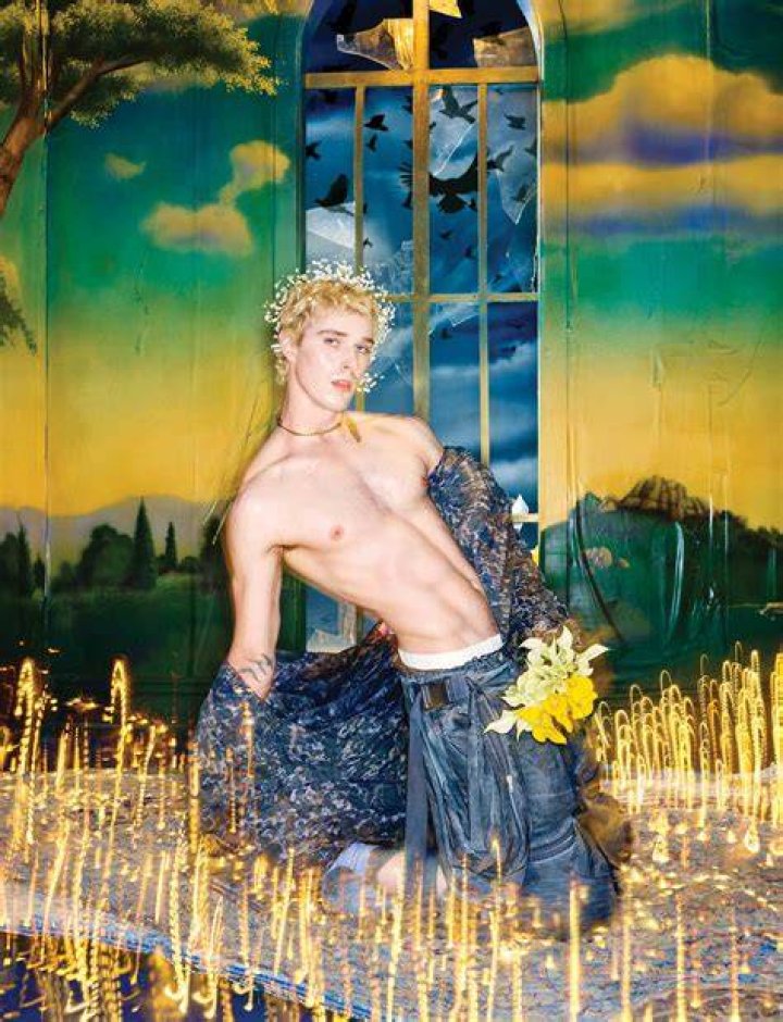 David LaChapelle at the launching of his exhibition in Galerie Rudolfinum in Prague in December 2011