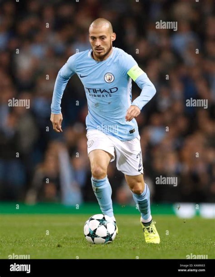 David Silva during the UEFA Champions League Quarter Final second leg match between Manchester City and Paris Saint-Germain on April 12, 2016