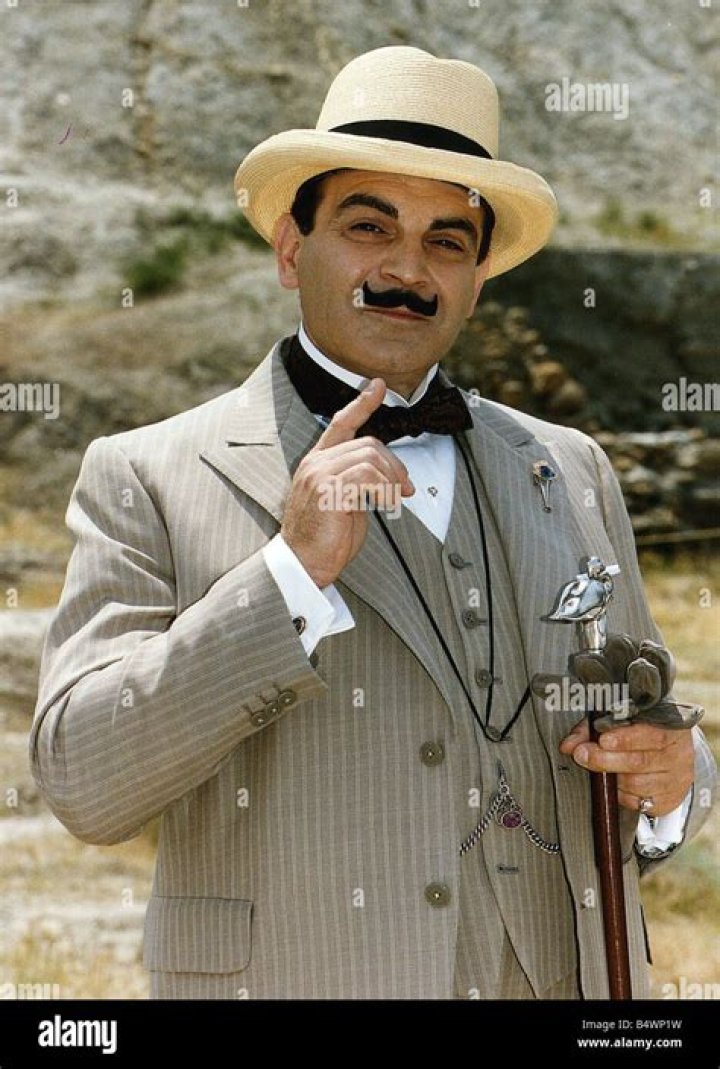 David Suchet playing Poirot in the TV episode The Third Floor Flat (1989)