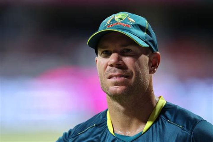 David Warner as seen in a picture taken during training session at the Adelaide Oval in January 2009
