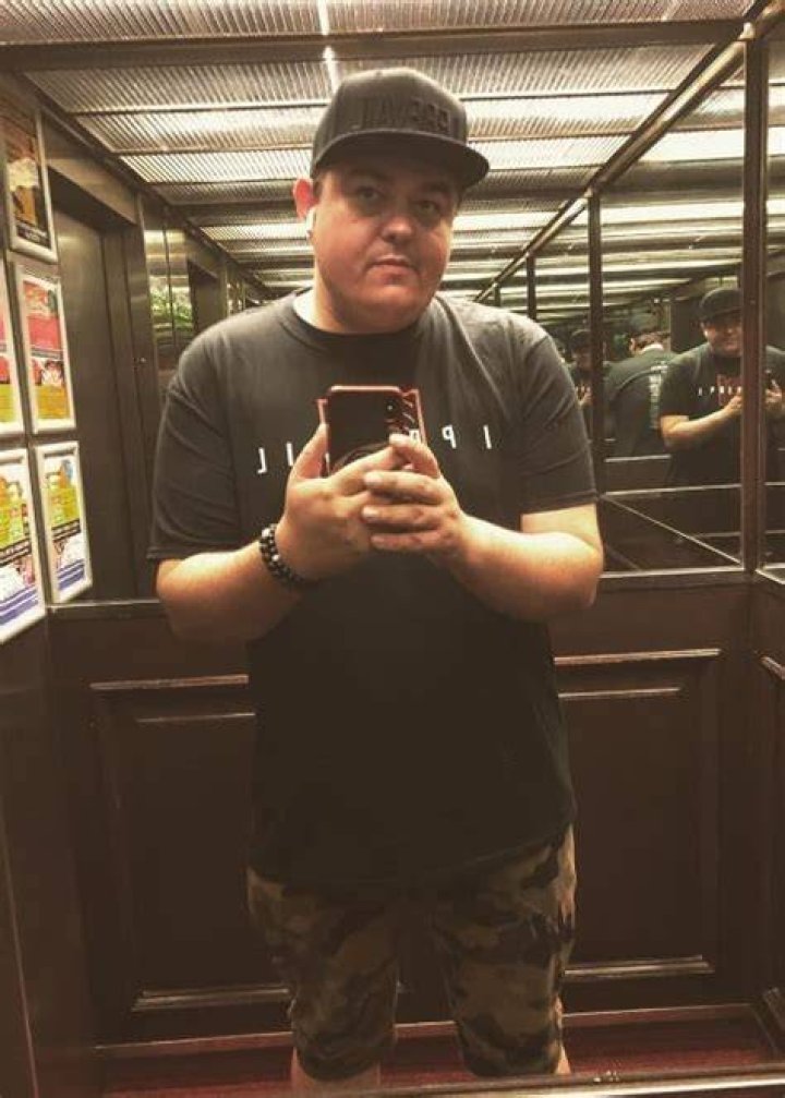 Daz Black as seen while taking a selfie in February 2020