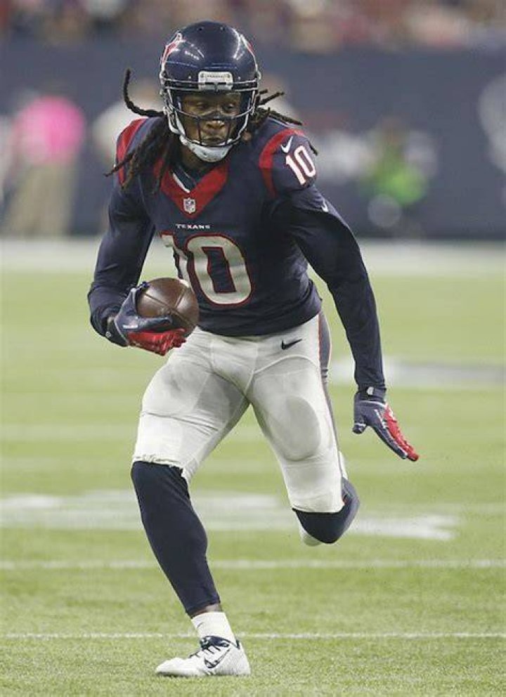 DeAndre Hopkins during a match against Kansas City Chiefs at NRG Stadium on January 9, 2016