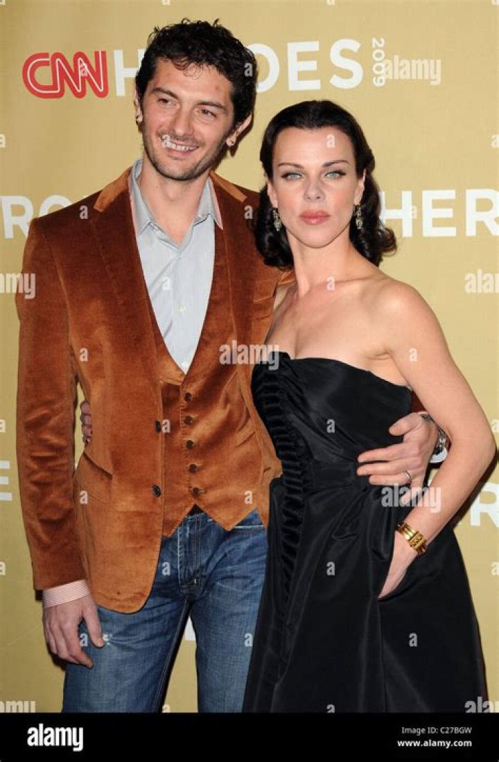 Debi Mazar and her husband Gabriele Corcos in a selfie that was taken in Brooklyn, New York in June 2020
