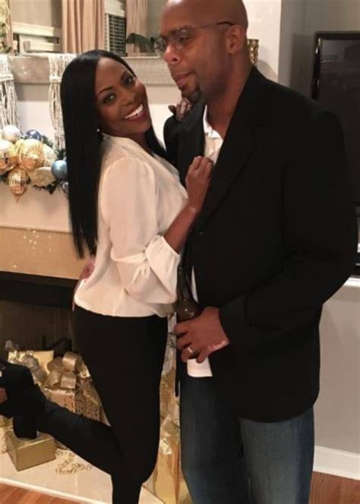 Delino DeShields and Michelle Elliott DeShields, as seen in February 2017