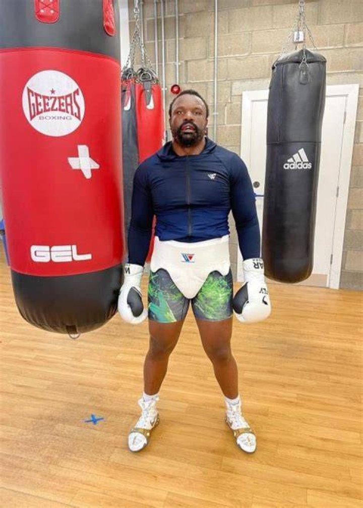 Derek Chisora as seen in an Instagram Post in December 2021