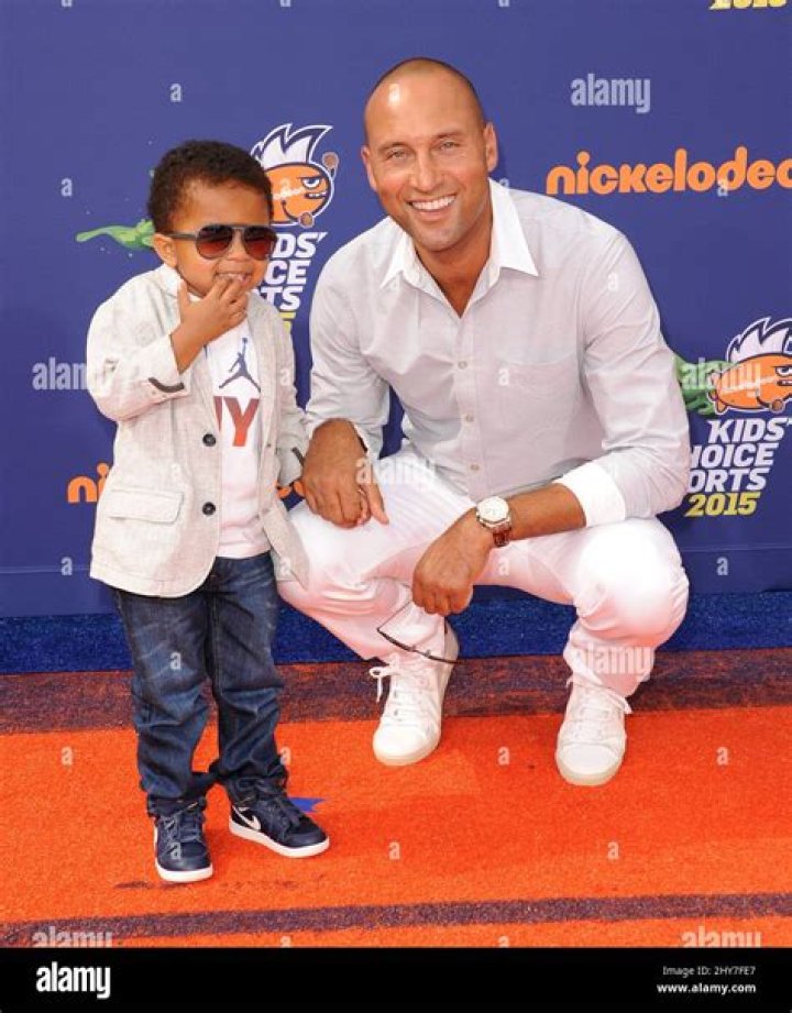Derek Jeter at the Nickelodeon Kids&rsquo; Choice Sports Awards 2015