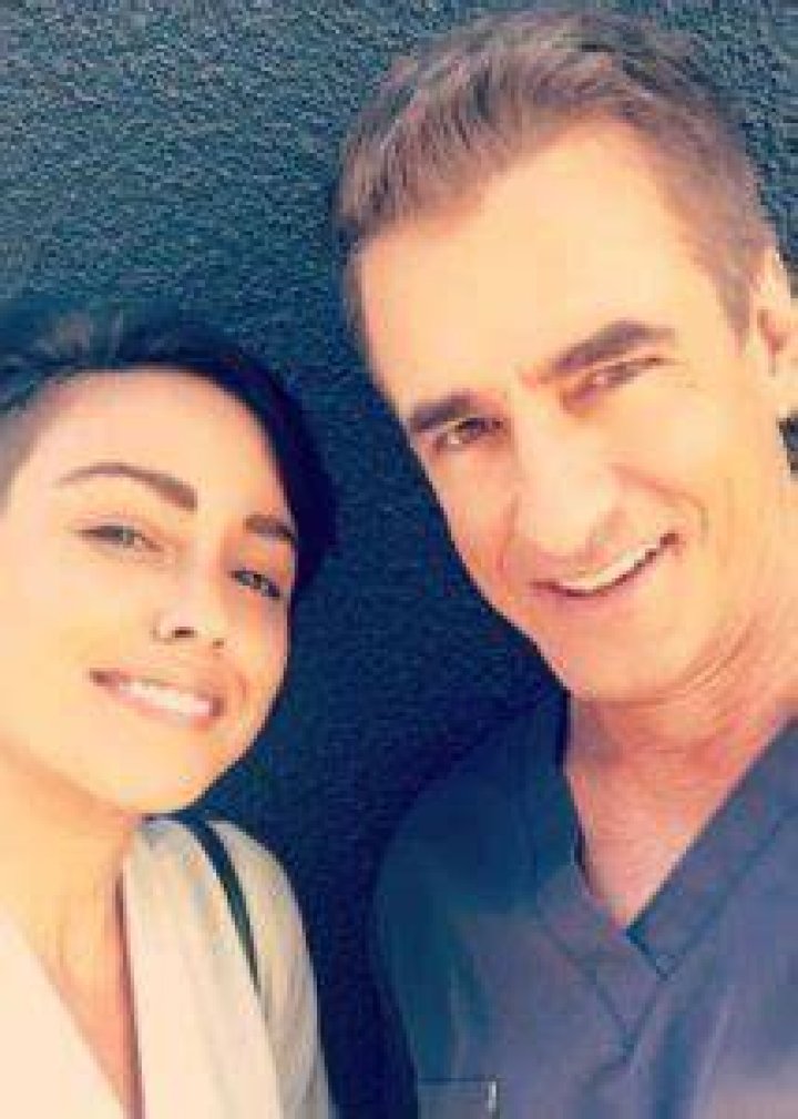 Dermot Mulroney and Raychel Diane Weiner in a selfie in October 2018