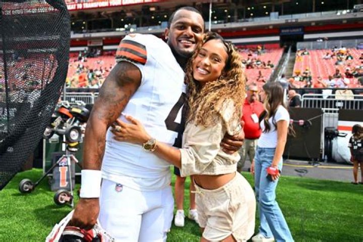 Deshaun Watson and Jilly Anais, as seen in July 2020