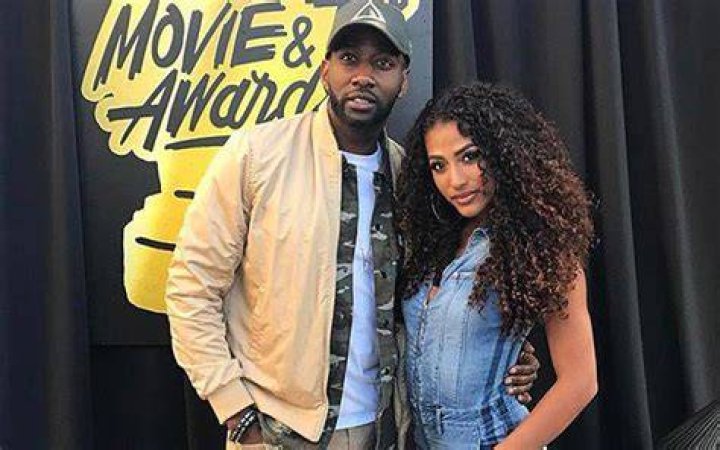 DeStorm Power with his Girlfriend Alicia Gordillo as seen on his Instagram Profile in February 2019