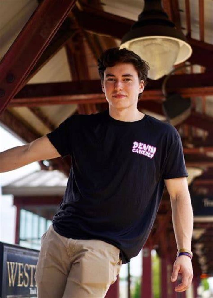 Devin Caherly as seen while posing for the camera