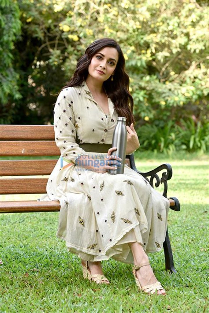 Dia Mirza snapped during a photo shoot for World Environment Day in June 2018