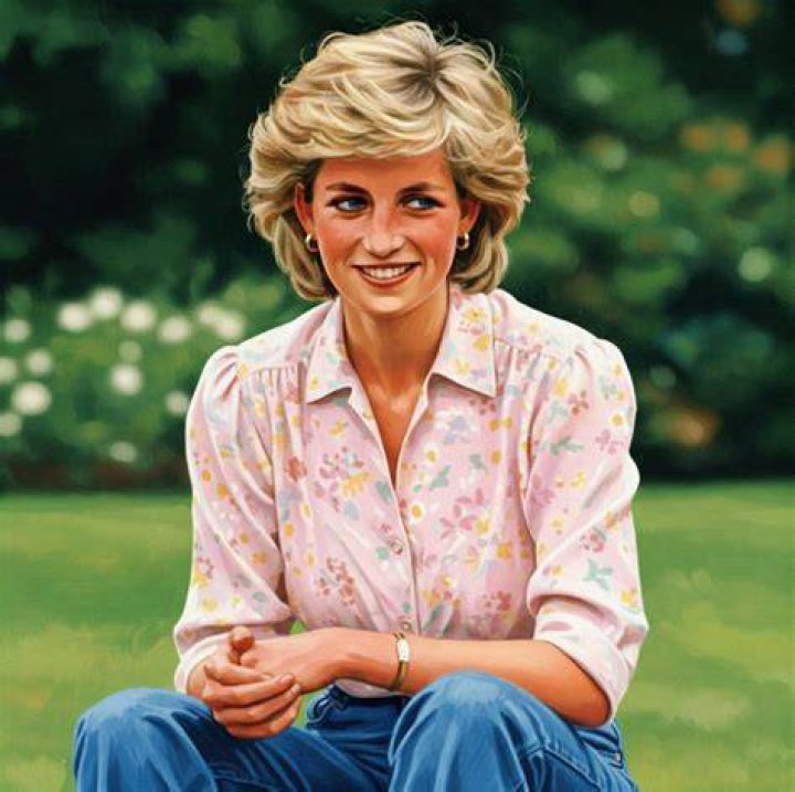 Diana Princess of Wales at The Leonardo Prize ceremony in 1995