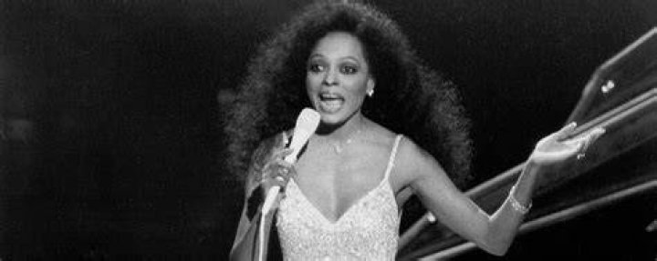 Diana Ross in the program 'Mies' in 1981
